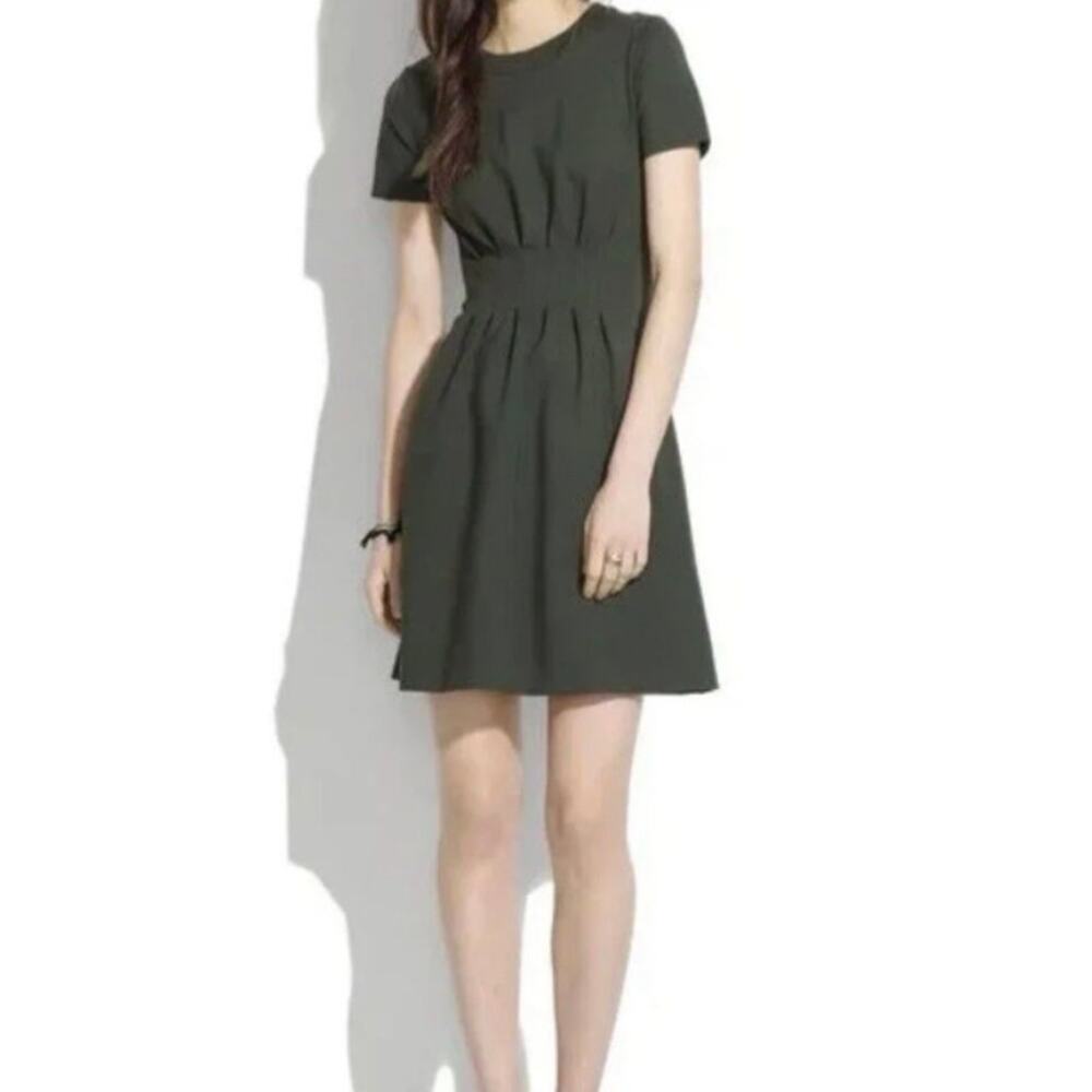 Madewell Dark Green Mini Dress